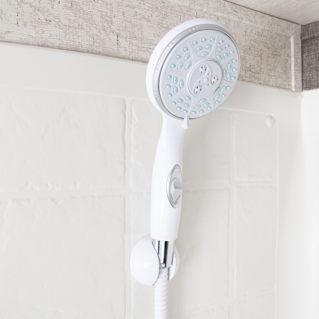 Camco 43711 RV/Marine Handheld Showerhead - White