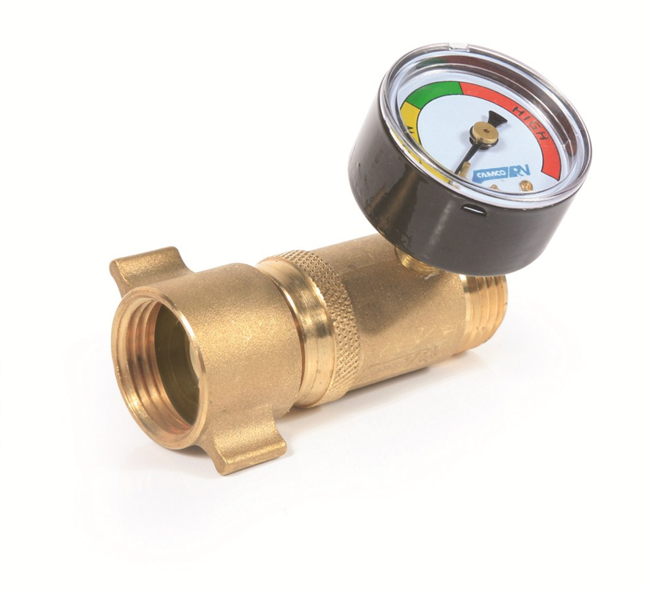 Camco 40064 RV Fresh Water Pressure Regulator with Gauge