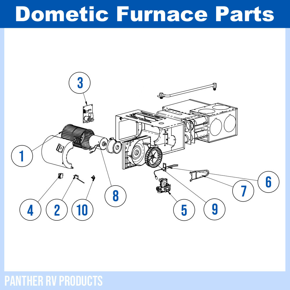Dometic™ (Hydroflame) 8525-II RV Propane Heater / Furnace - 25K