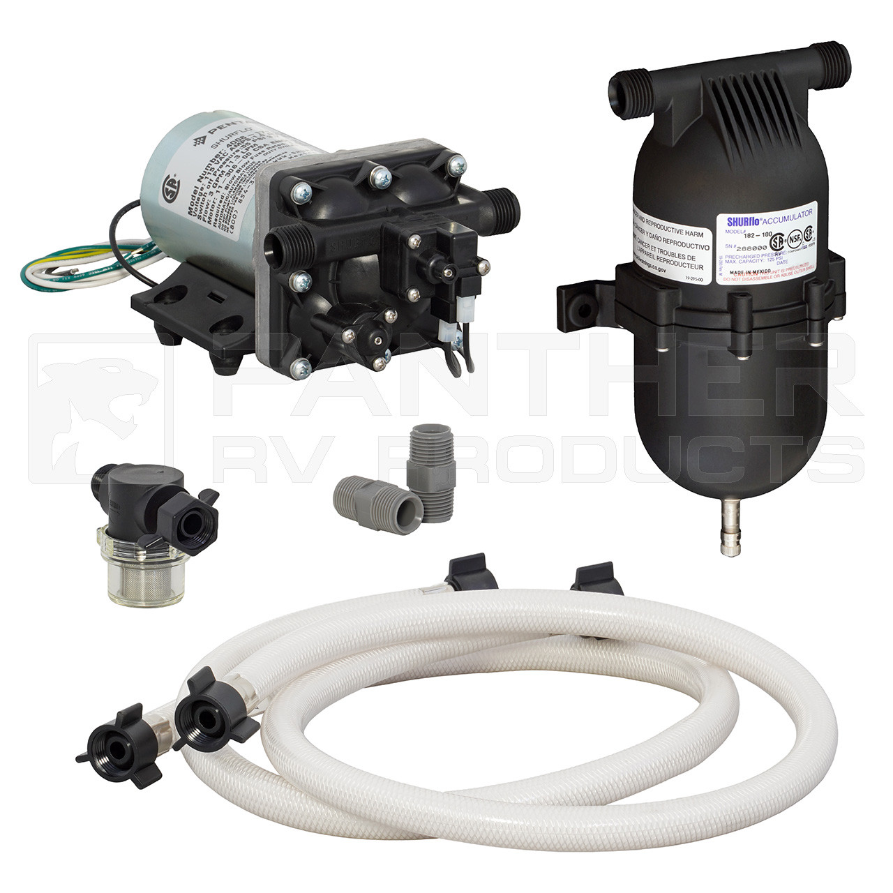 Paloma 温水器 PH-8SV Shurflo 4008-171 RV 115V On-Demand Potable Water Supply Pump Kit