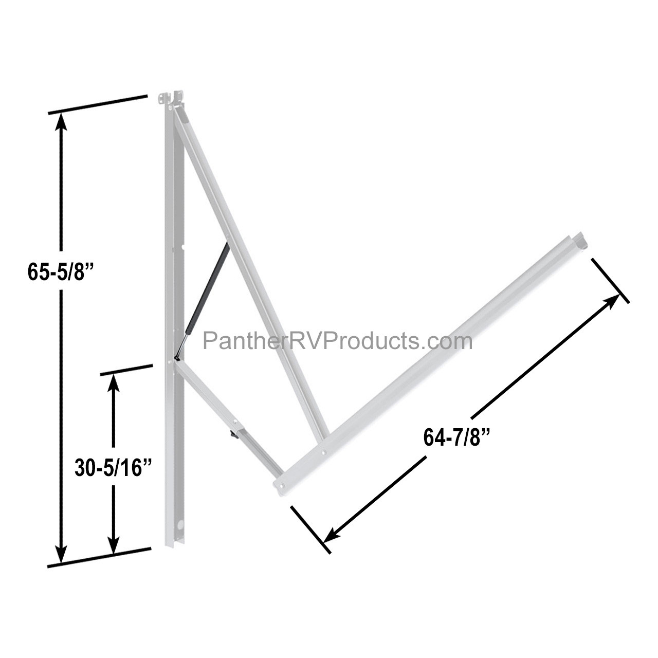 Dometic™ A&E 8962002.400BL RV 9200 Power Awning Arm Hardware Kit