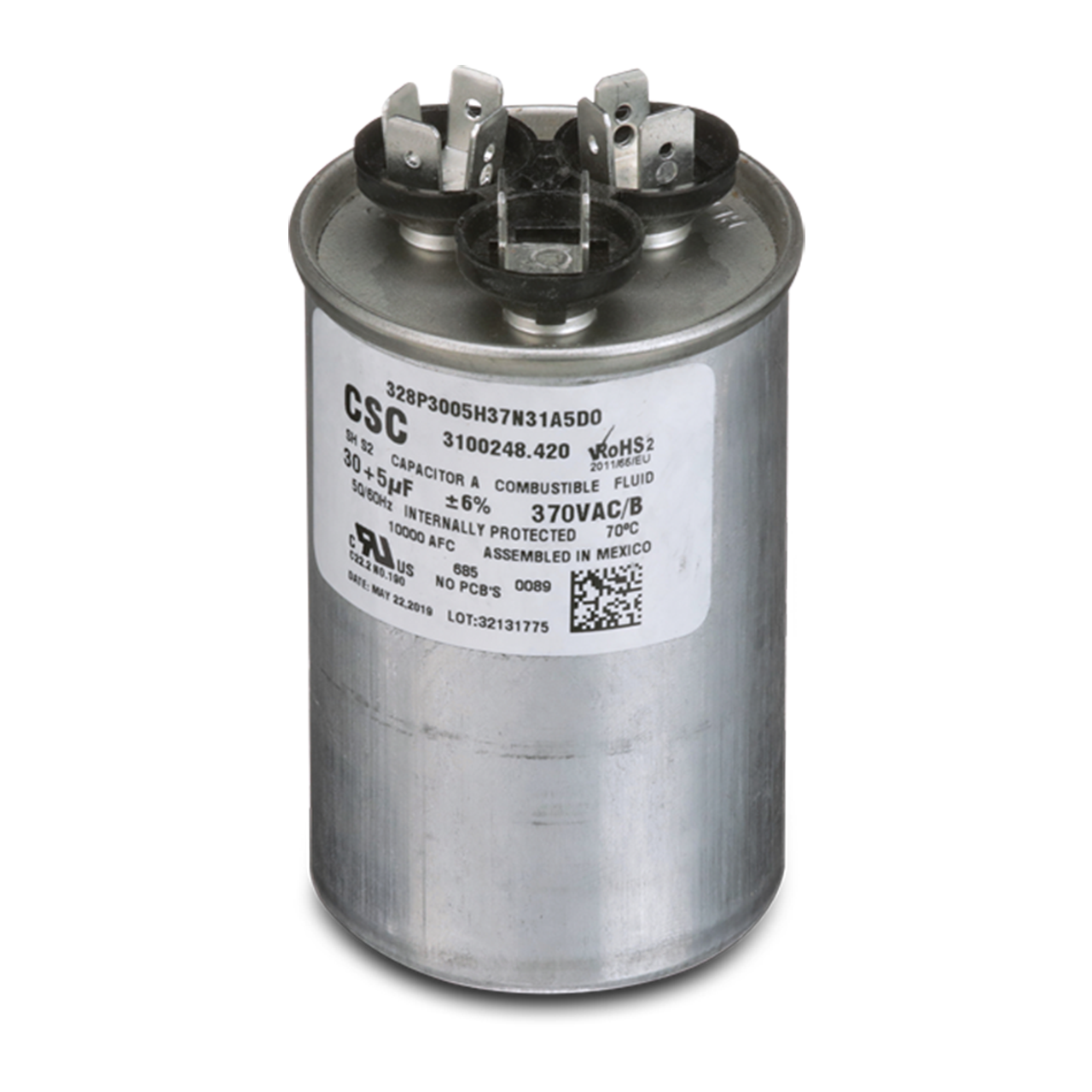 Dometic™ Duo-Therm 3313107.027 Air Conditioner Motor Run Capacitor