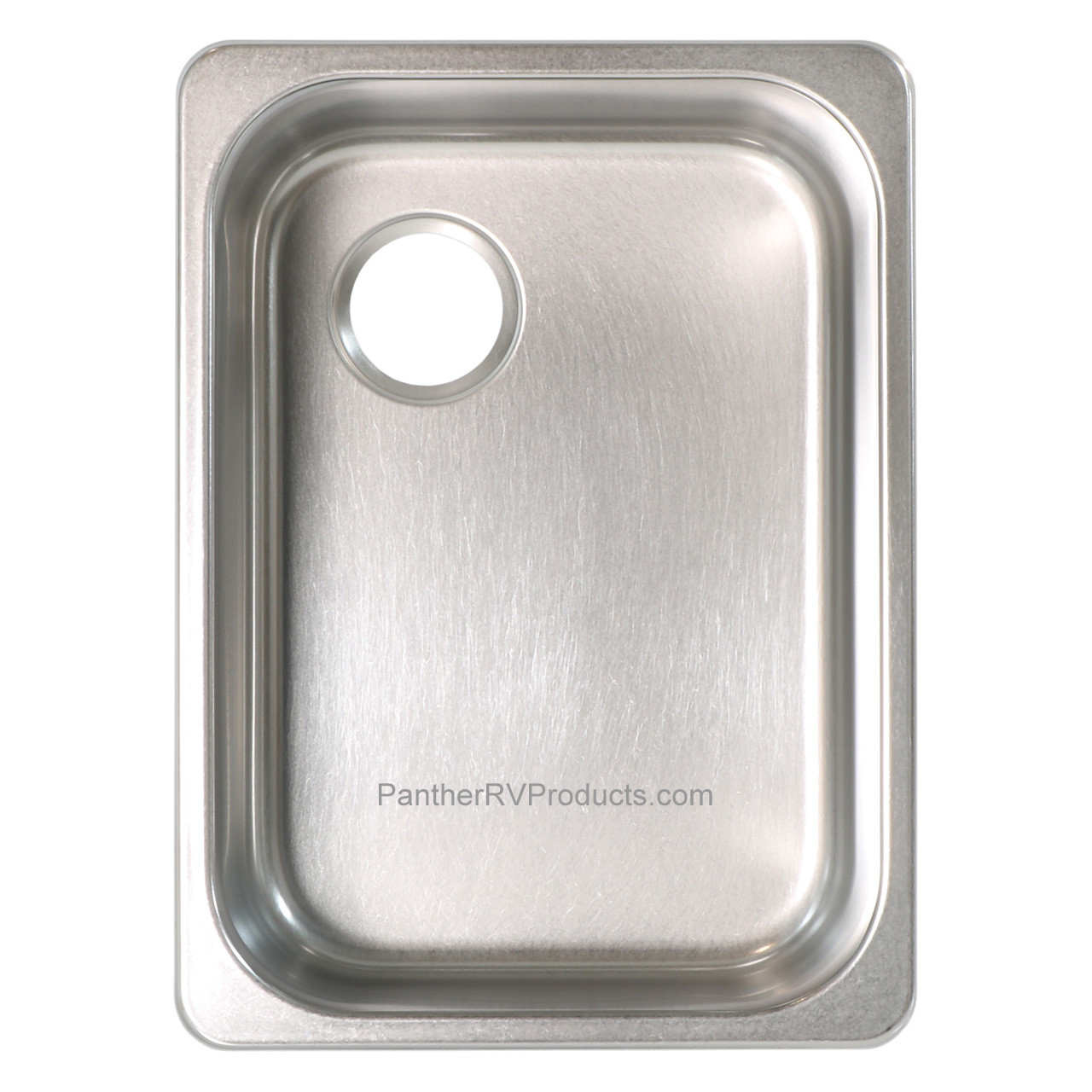 CAN Srl LA1401 RV Compact Rectangular Kitchen Sink - S/S
