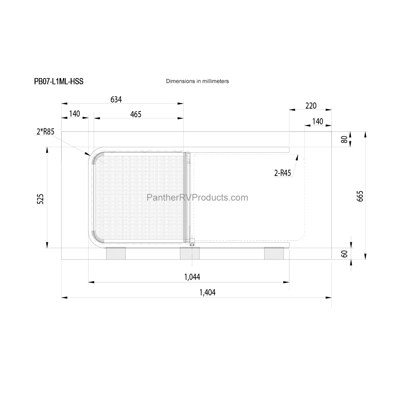 AM Auto PB07-L1ML-HSS RAM ProMaster Driver's Side Forward Window