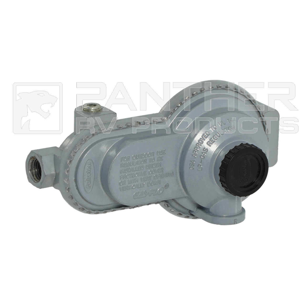 JR Products 07-30385 LP Dual-Stage Horizontal Propane Regulator