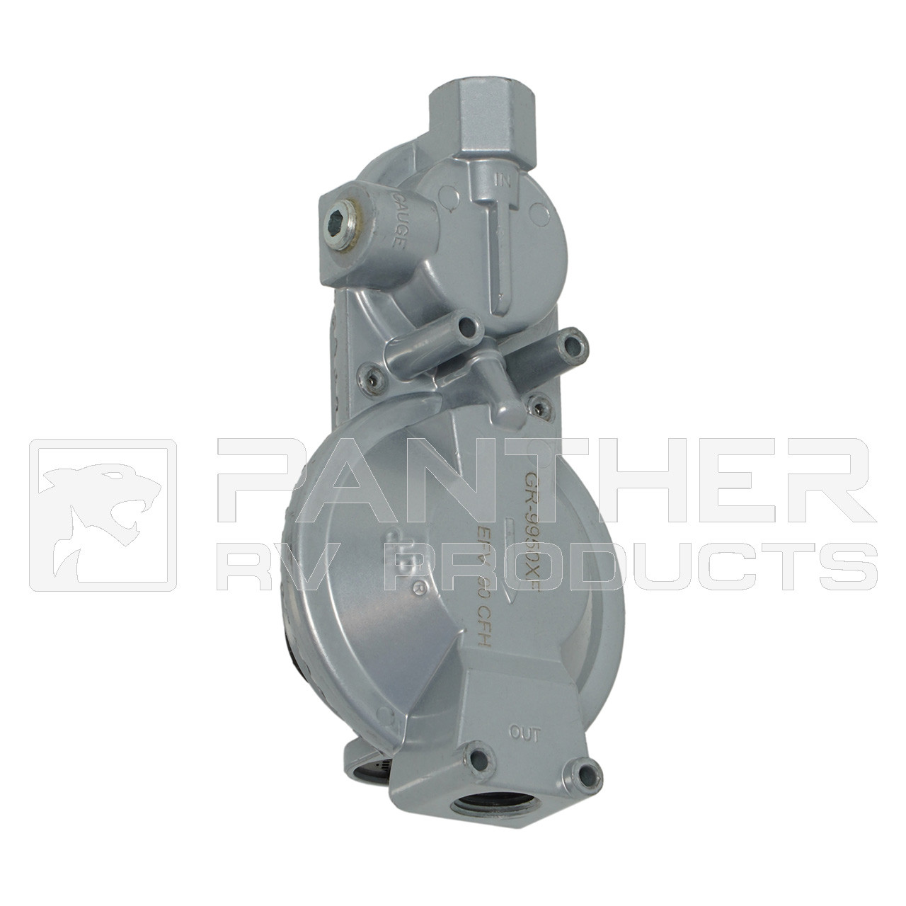 JR Products 07-30365 LP Dual-Stage Vertical Propane Regulator