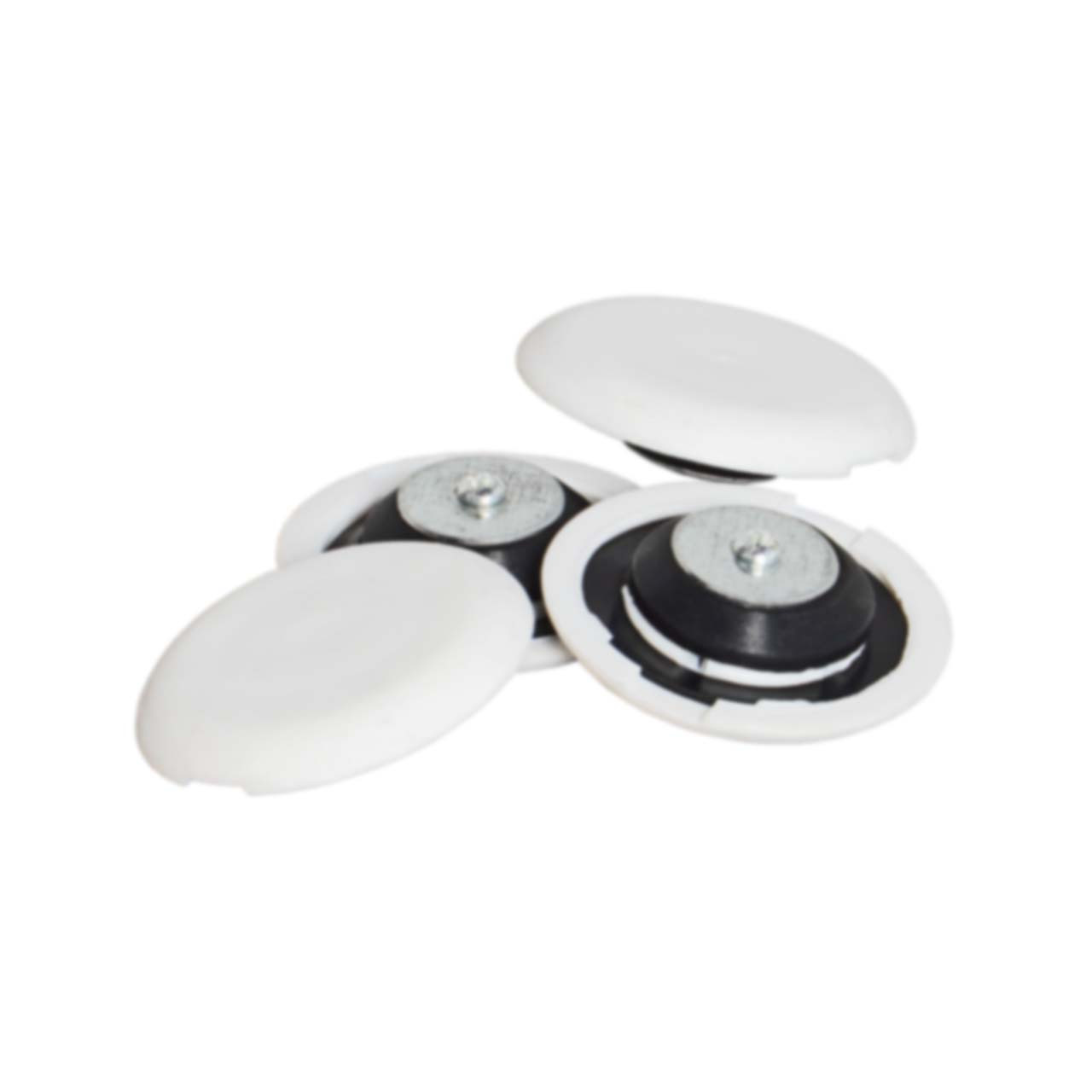 Rieco Titan 56431 Crank Caps 4pk - White