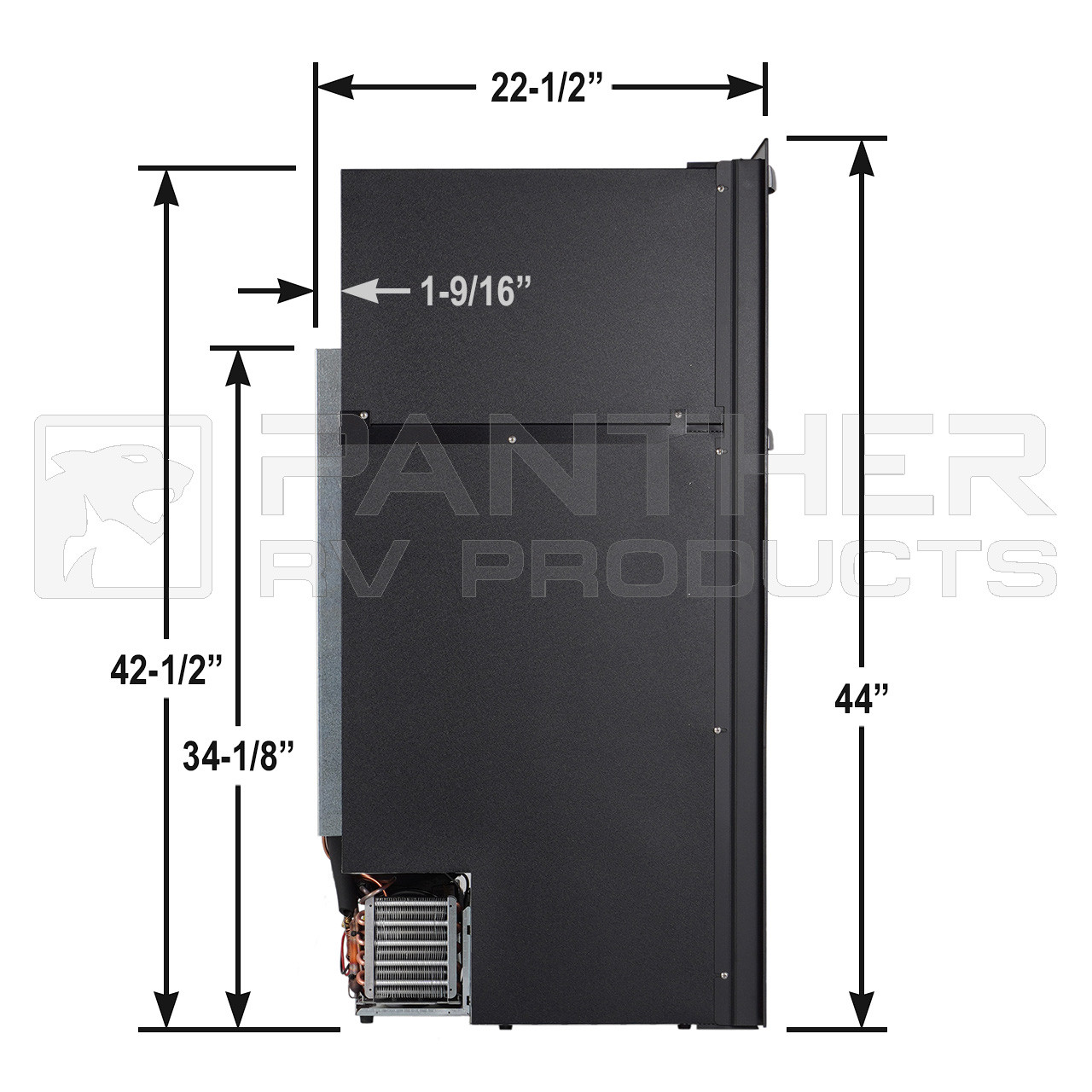Vitrifrigo DP150I Electric Double-Door Refrigerator/Freezer - 5.3 CF