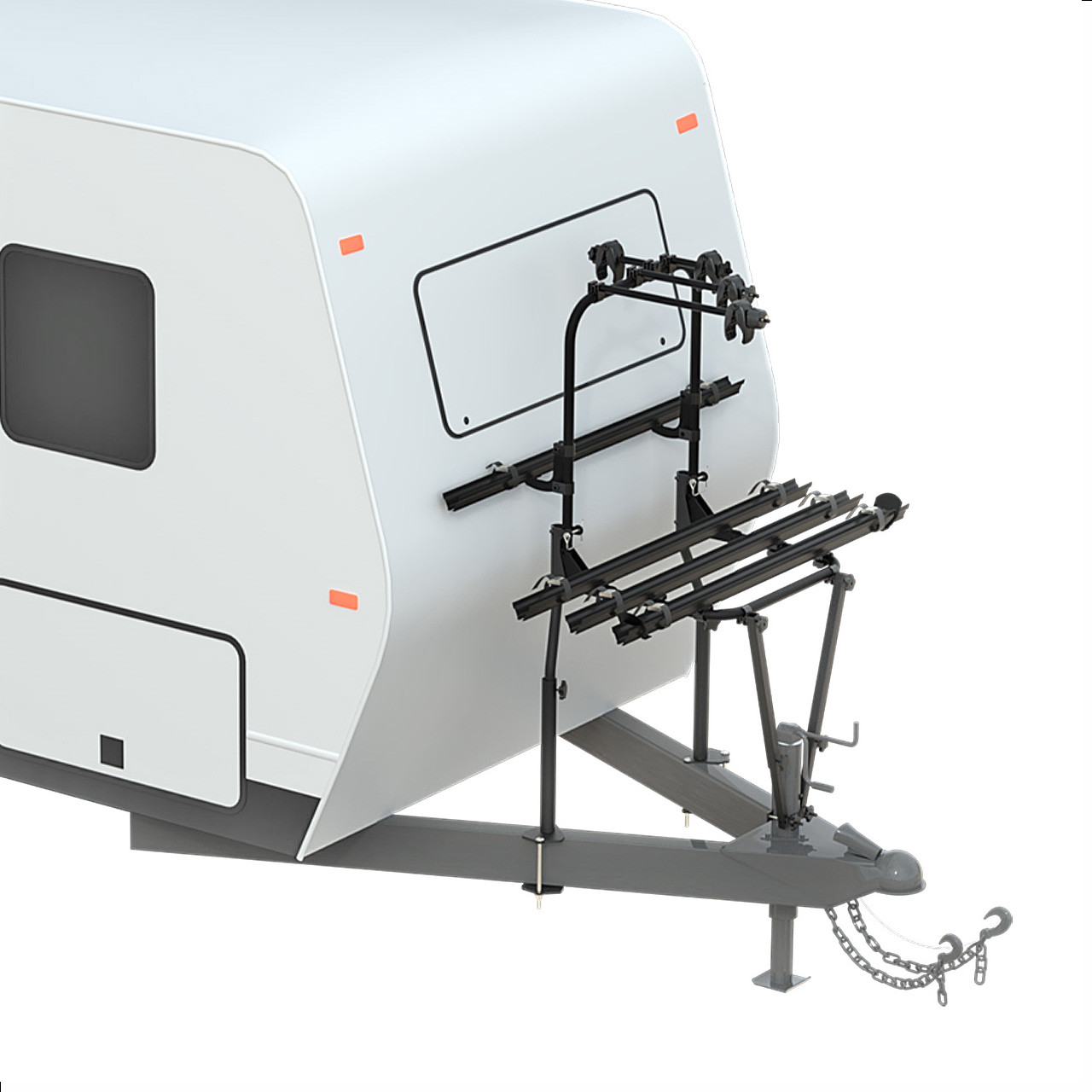 Arvika 7004AF Travel Trailer A-Frame Bike Rack 4-Bikes