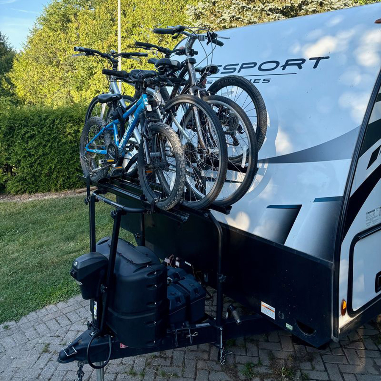 Arvika 7004AF Travel Trailer A-Frame Bike Rack - 4-Bikes