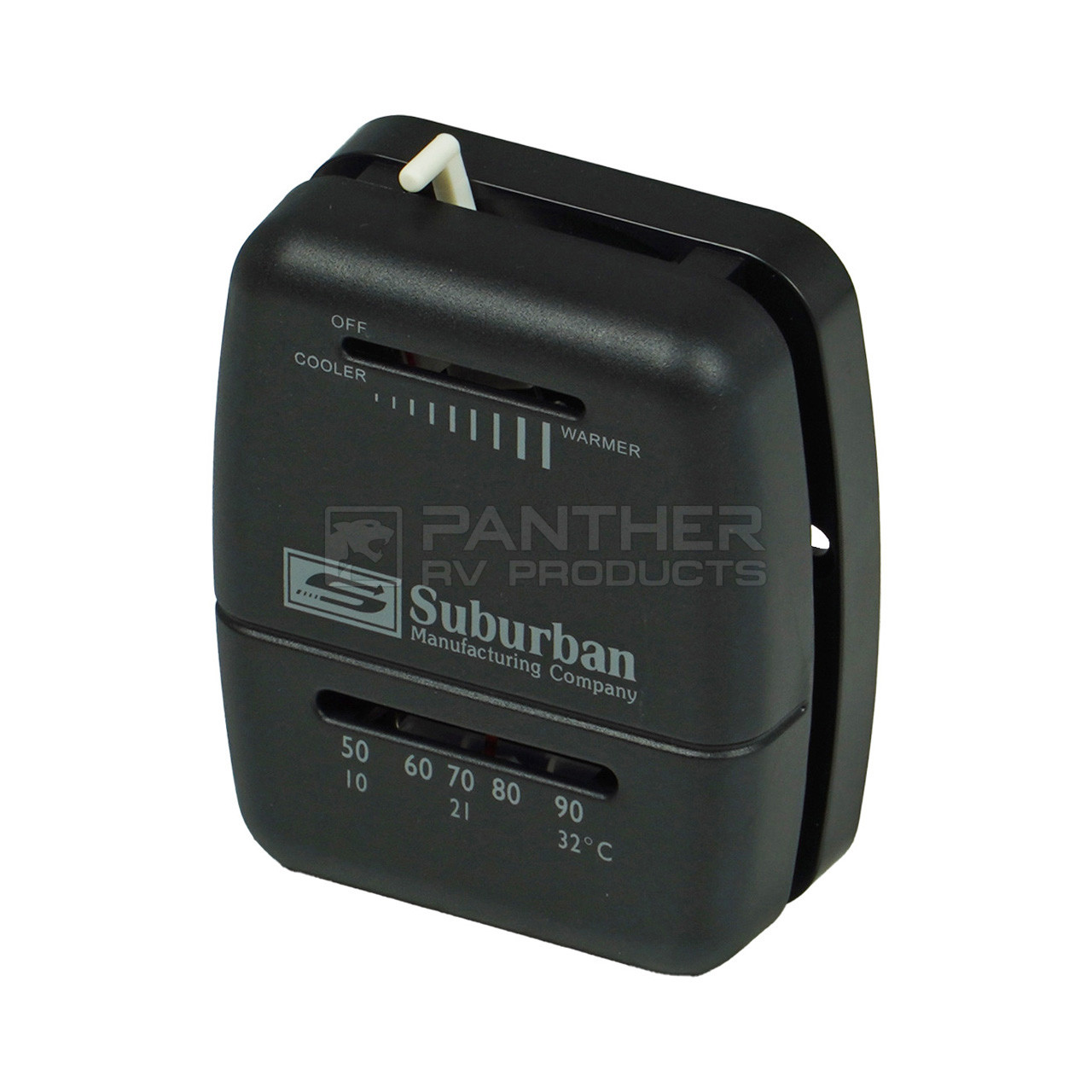 Suburban 161210 RV Furnace Temp. Control Thermostat - Black