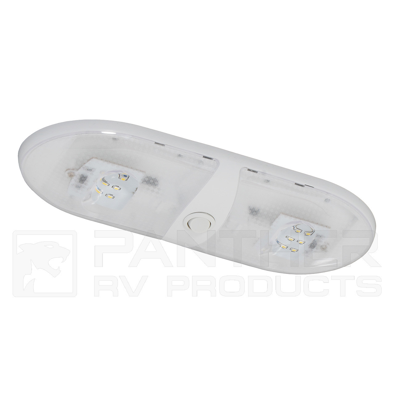 Kaper II L09-0111 LED Thin Double Dome Ceiling Light Fixture - 5500K