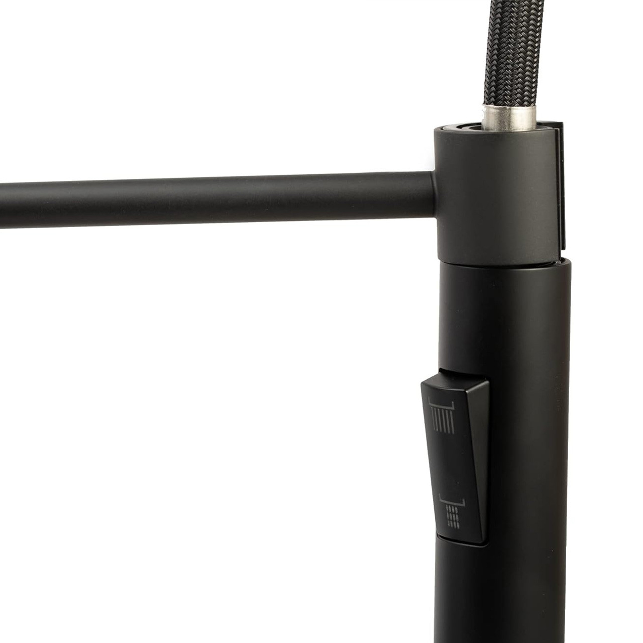 Dura Faucet DF-MK504SLK-MB Spring Coil Pull-Down RV Kitchen Faucet