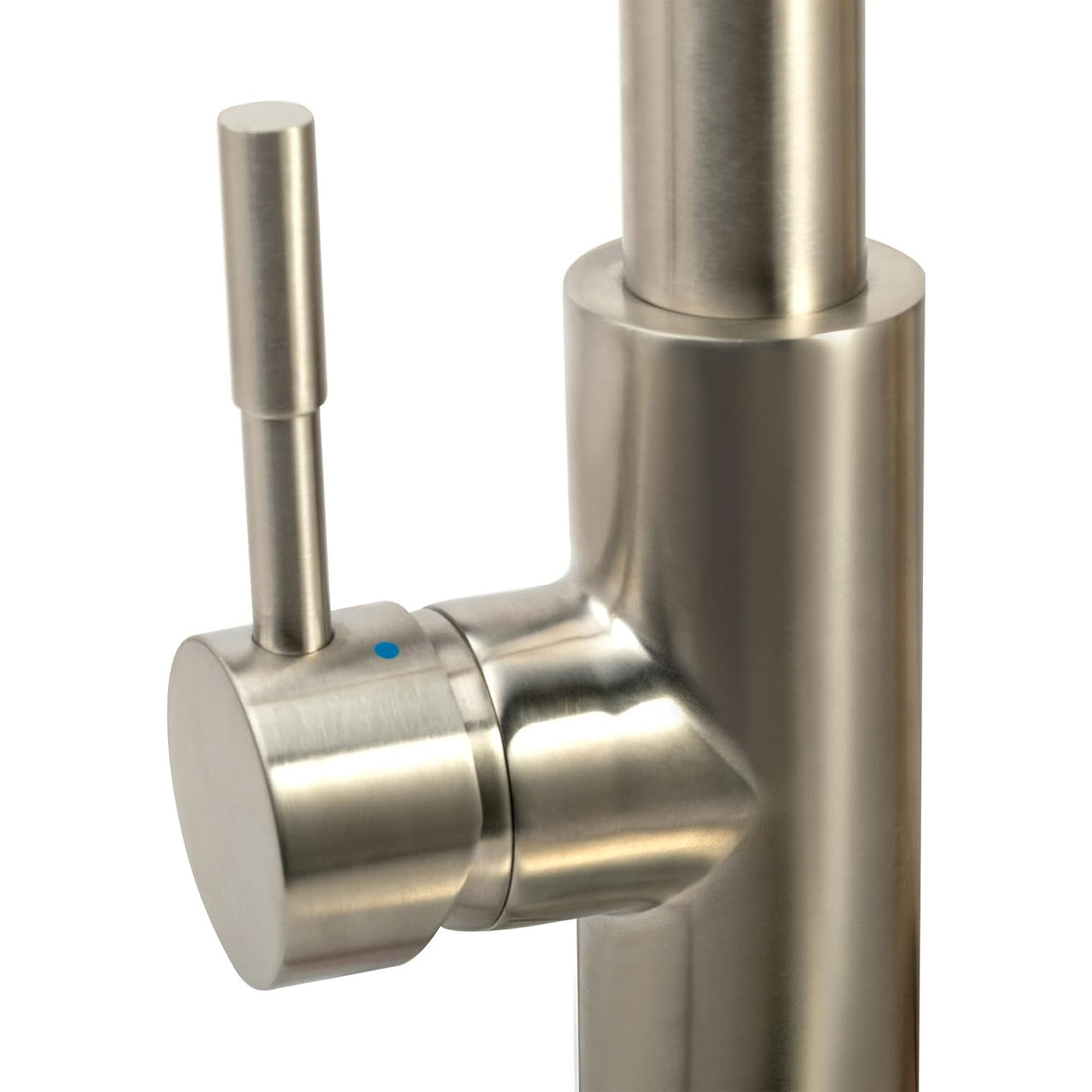 Dura Faucet DF-MK504SLK-SN Spring Coil Pull-Down RV Kitchen Faucet