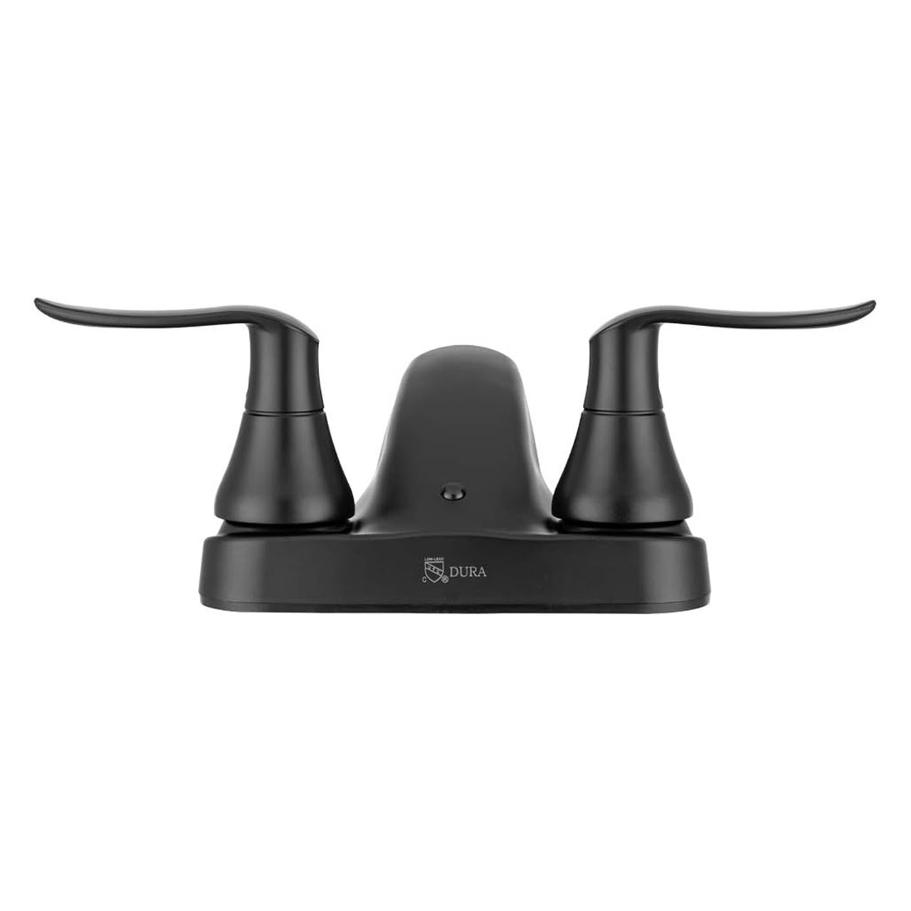 Dura Faucet Wohnmobil-Waschbeckenarmatur Mit Acryl-Knöpfen – Verchromt, 2 Griffe, Für 10,2 Cm Bohrung