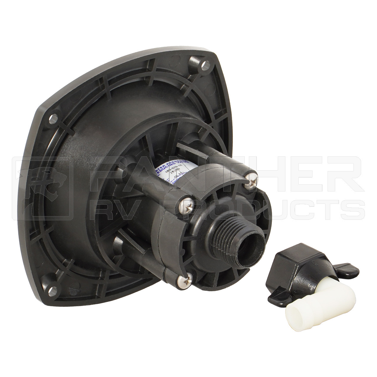 Shurflo 183-029-16 RV City Fresh Water Inlet w/ Pressure Regulator - Black