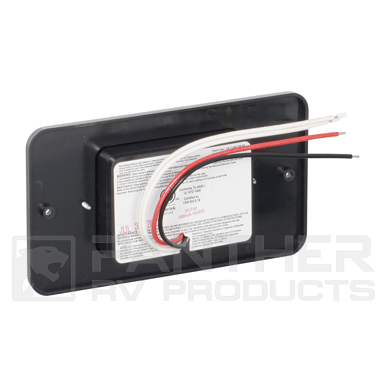 Safe-T-Alert 25-742-R-BL-TR-KIT RV Carbon Monoxide / Propane Leak