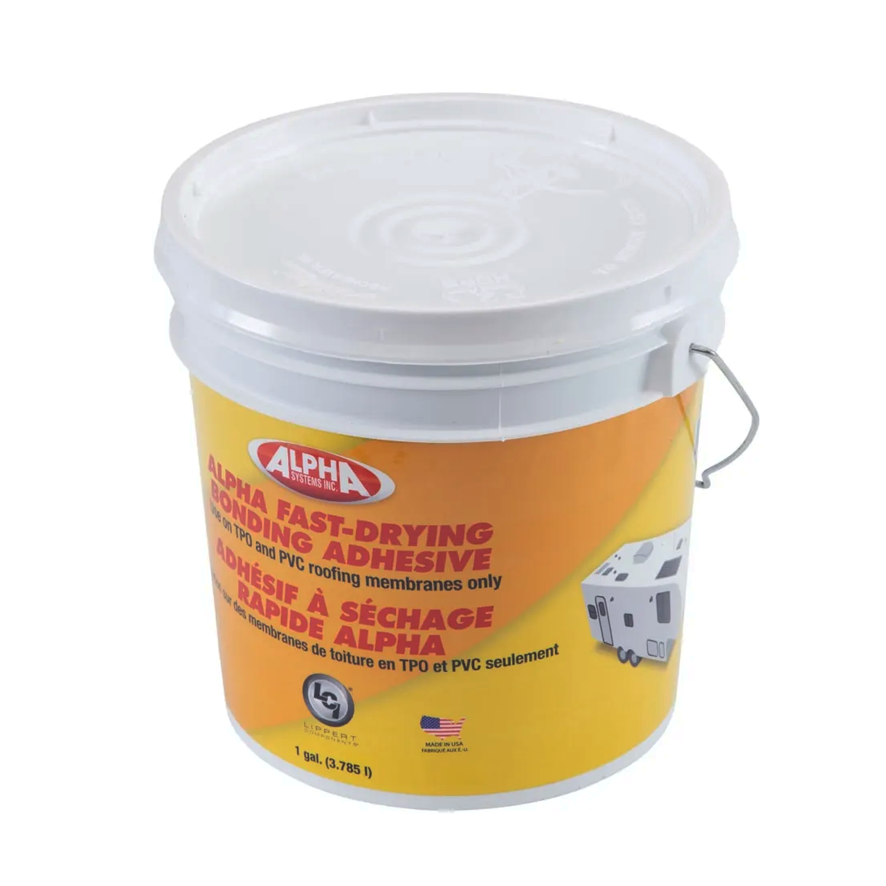 Alpha Systems 862400 RV Roofing 8019 Water Based Bonding Adhesive