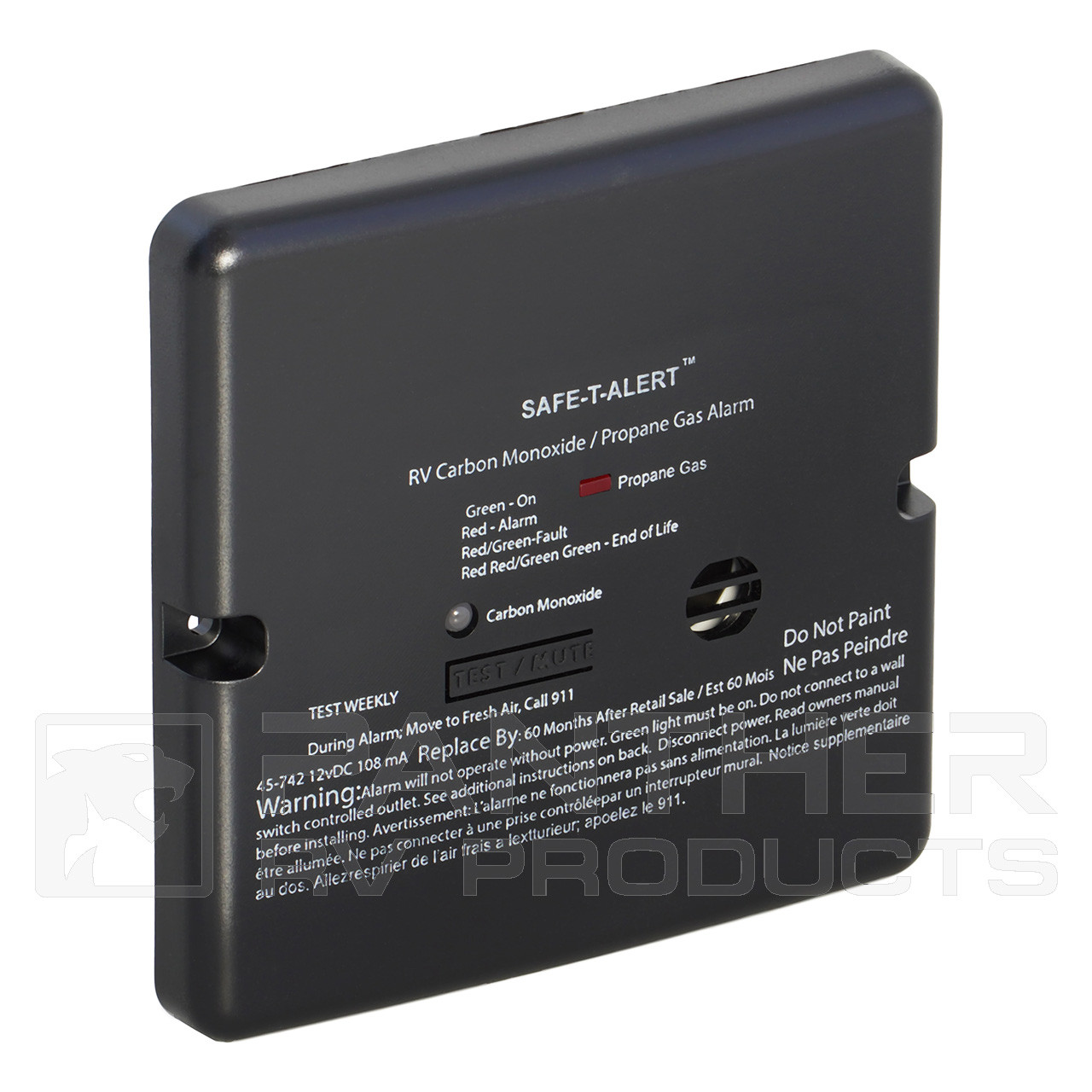 Safe-T-Alert 45-742-BL RV Mini Carbon Monoxide / Propane Leak