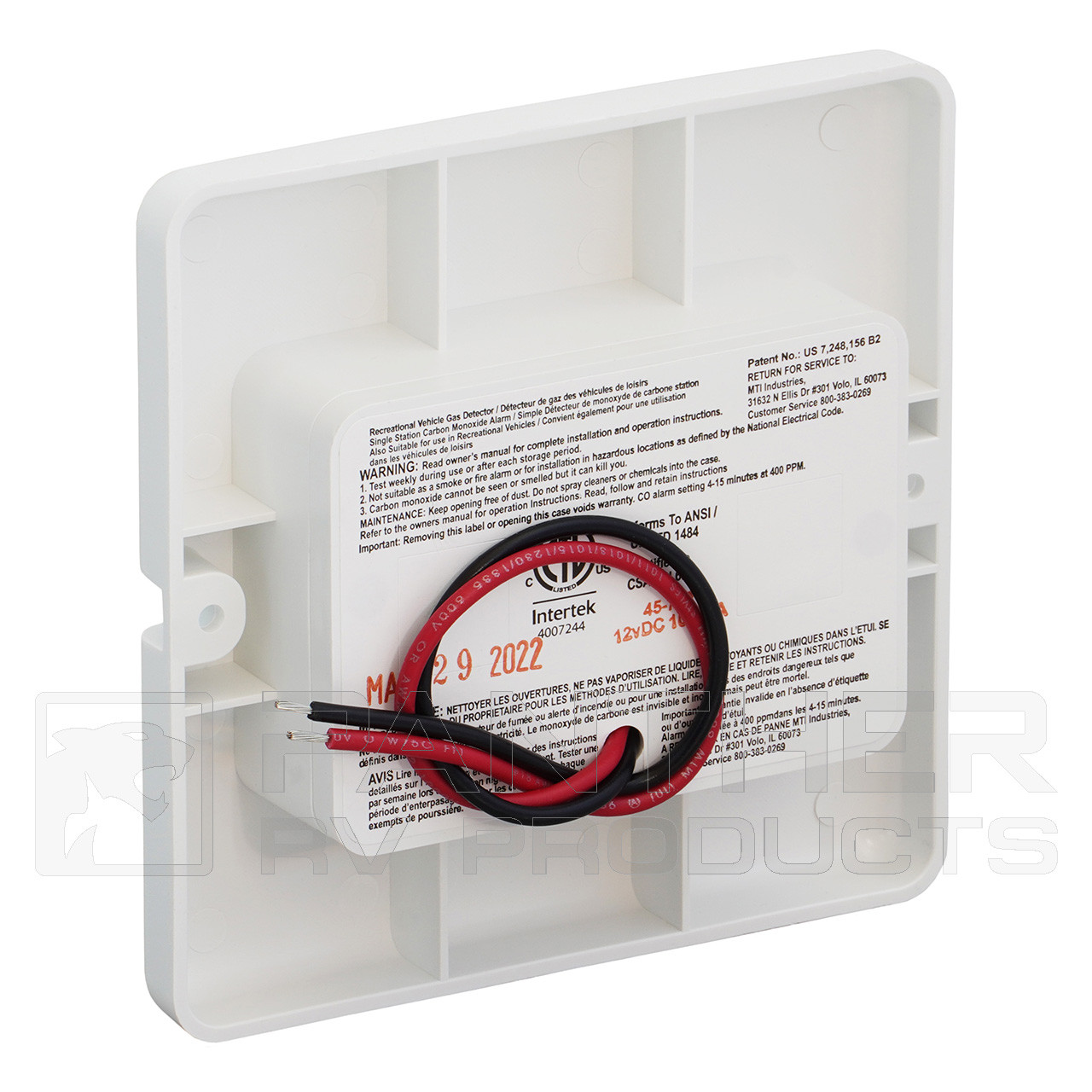 Safe-T-Alert 45-742-WT RV Mini Carbon Monoxide / Propane Leak