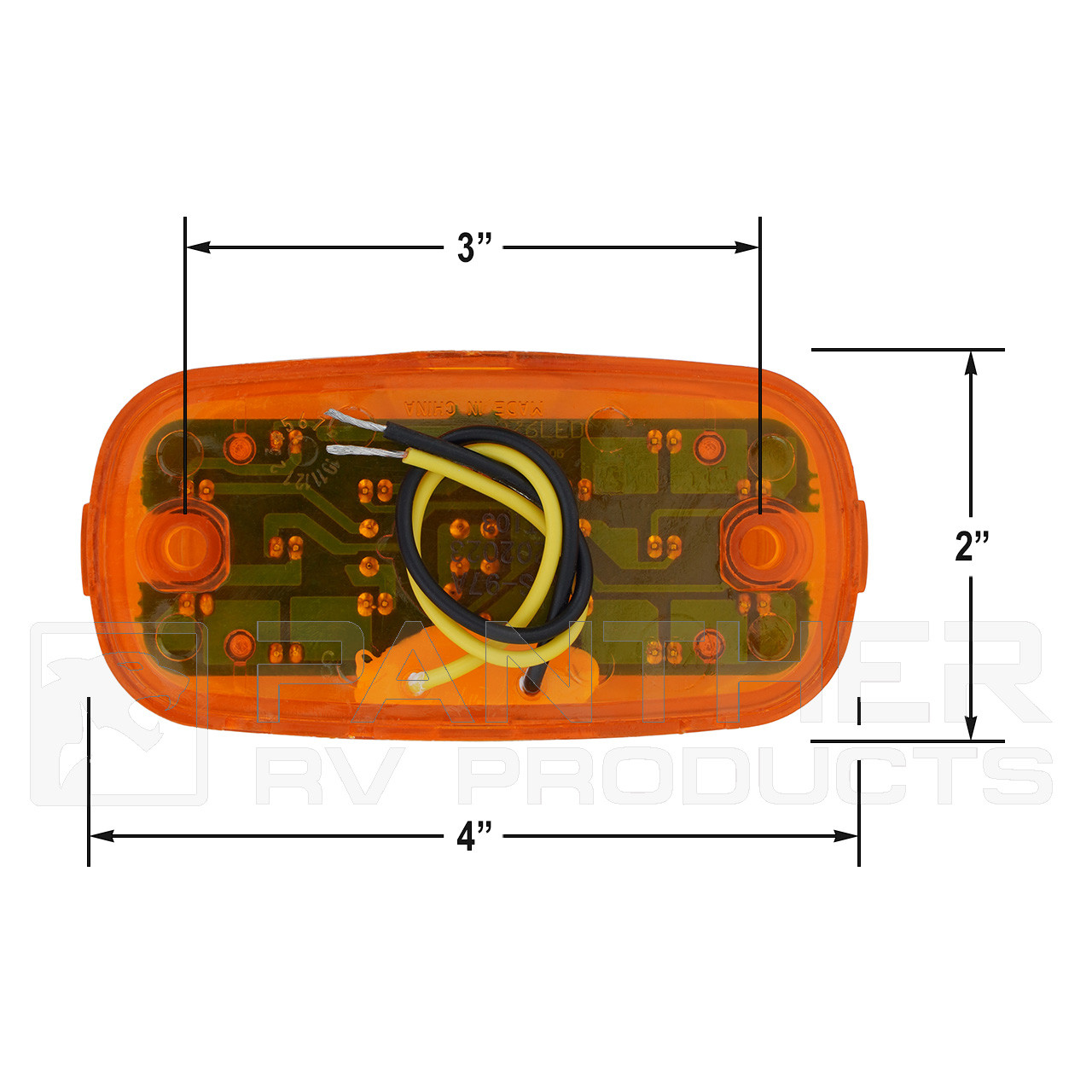 Kaper II 1A-S-97A LED Marker/Clearance Light - Amber