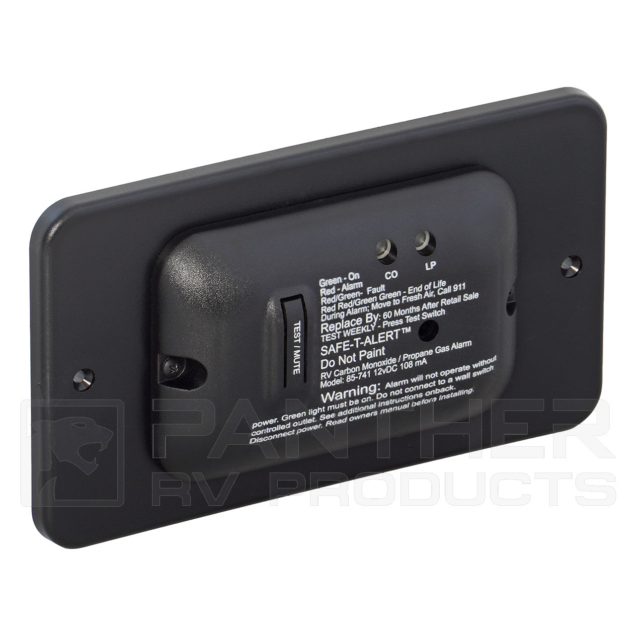 Safe-T-Alert 85-741-BL-TR RV Propane Gas and Carbon Monoxide (CO