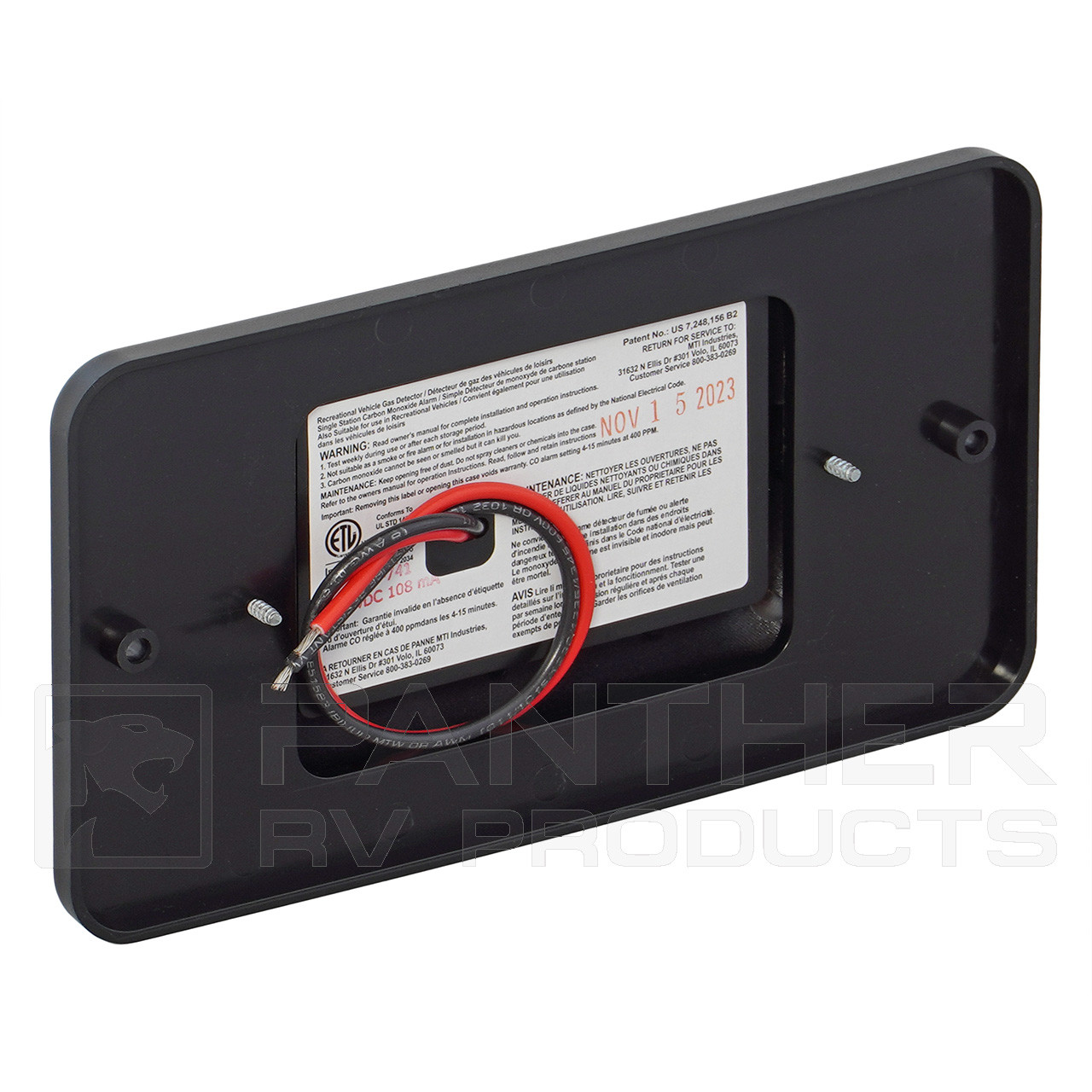 Safe-T-Alert 85-741-BL-TR RV Propane Gas and Carbon Monoxide (CO