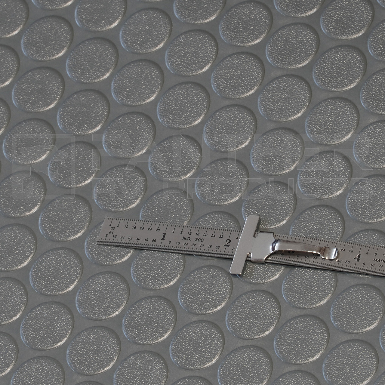 Champion PVC Grey Coin Marine Deck and Van Flooring - 72