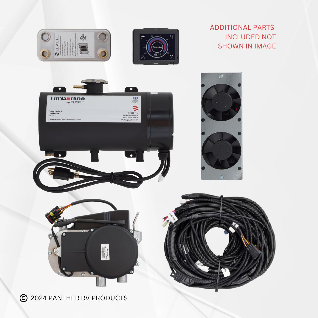 Timberline A82500 Campervan Binar-5D Hydronic Diesel Water Heater