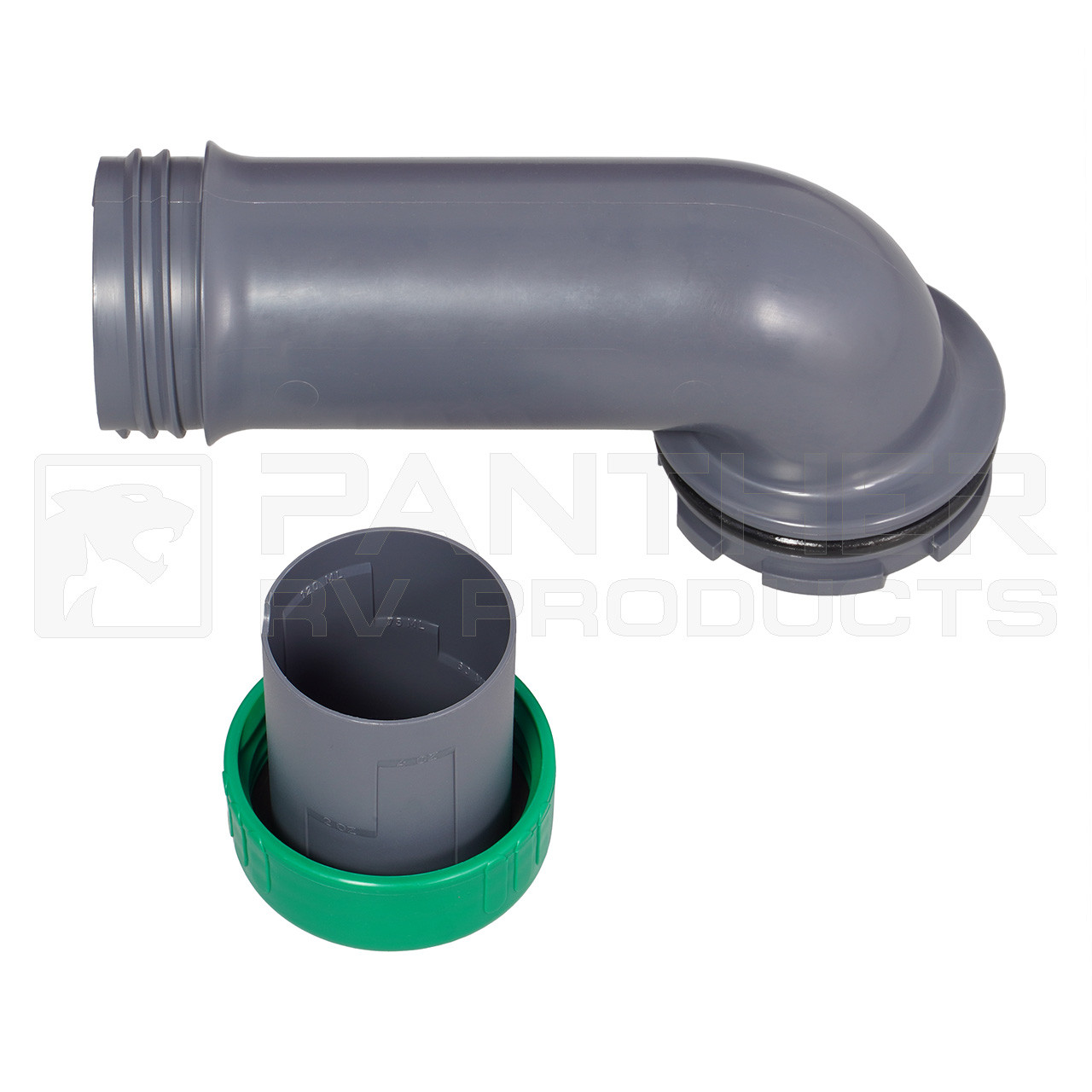 Thetford 3230606 C400 Series Holding Tank Pour Out Spout - Dark Grey