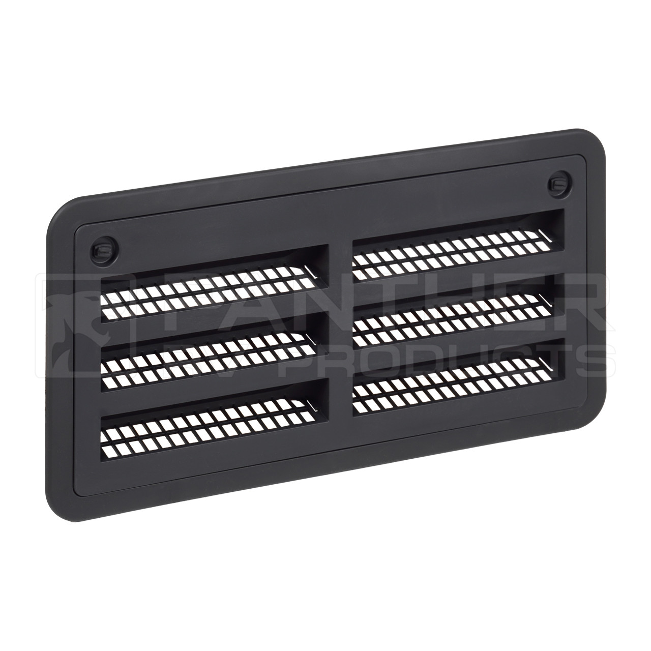 Star D RV Refrigerator Vent and Access Door - Black