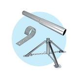 Rieco Titan Heavy Duty Tripod Jack Parts