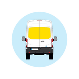 Transit 148"WB EXT Rear Door Windows