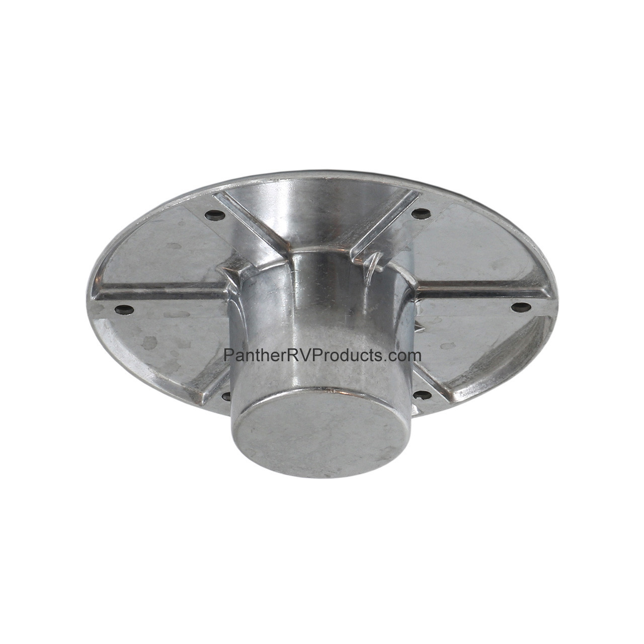 AP Products 013-1112B Round Flush Mount Pedestal Base - Black