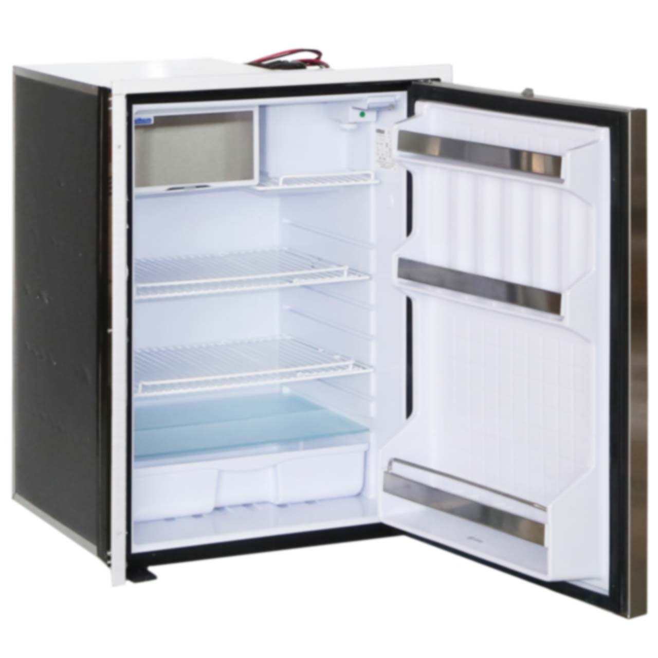Isotherm C085RNGIT Isotherm Cruise 85 Clean Touch Stainless Steel Electric Refrigerator/Freezer