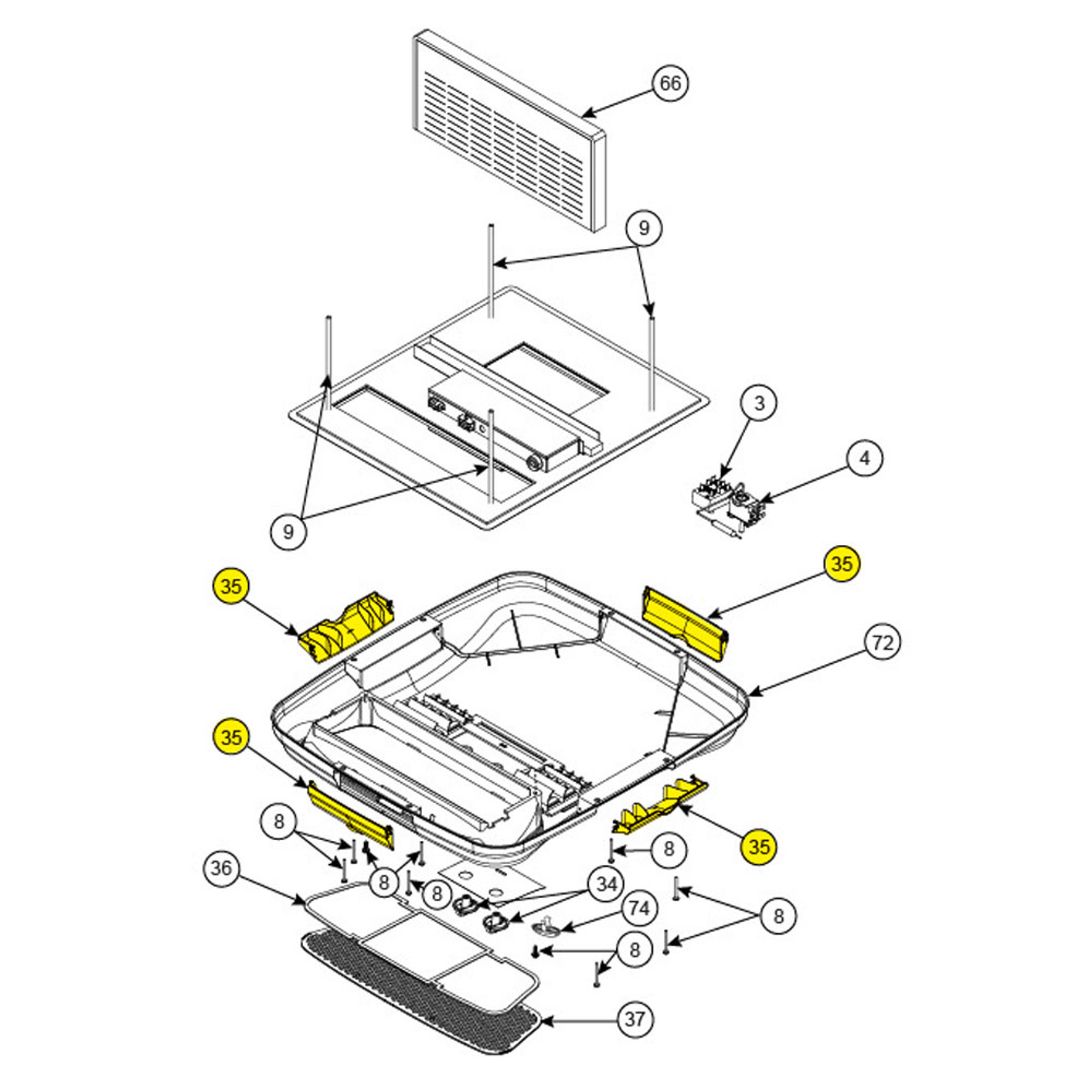 Dometic Duo Therm Parts 3250