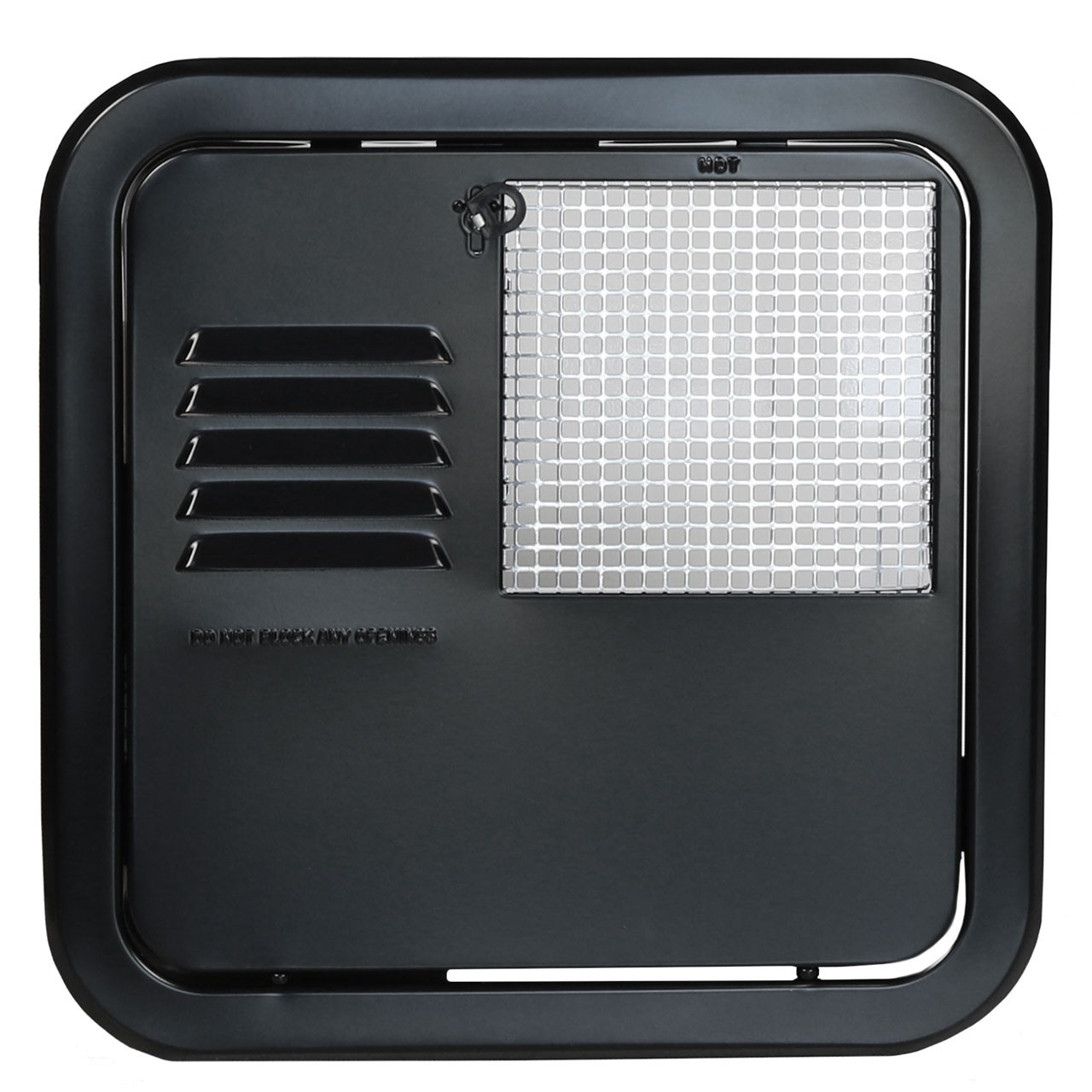 Suburban 6279AEB RV Water Heater Exterior Access Door 6 Gal. Black