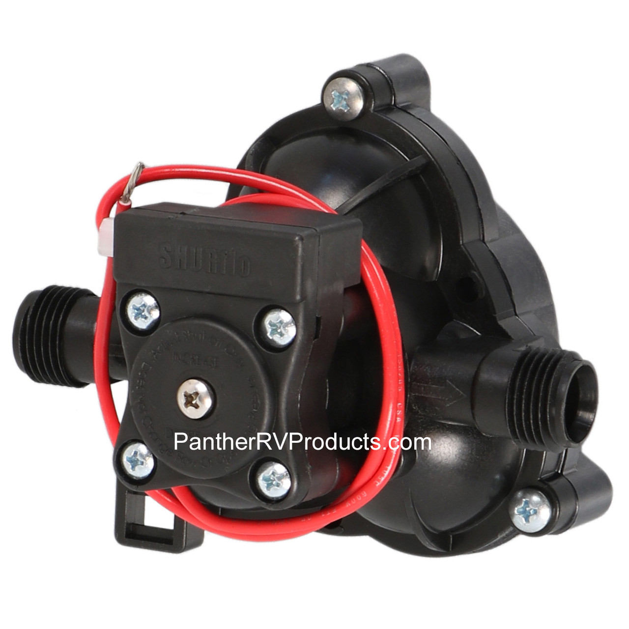 4048-153-E75 RV Water Pump 12V 55 PSI 4.0 GPM With Strainer & Pressure Switch - For RV, Boat, Yacht, Marine, Caravan
