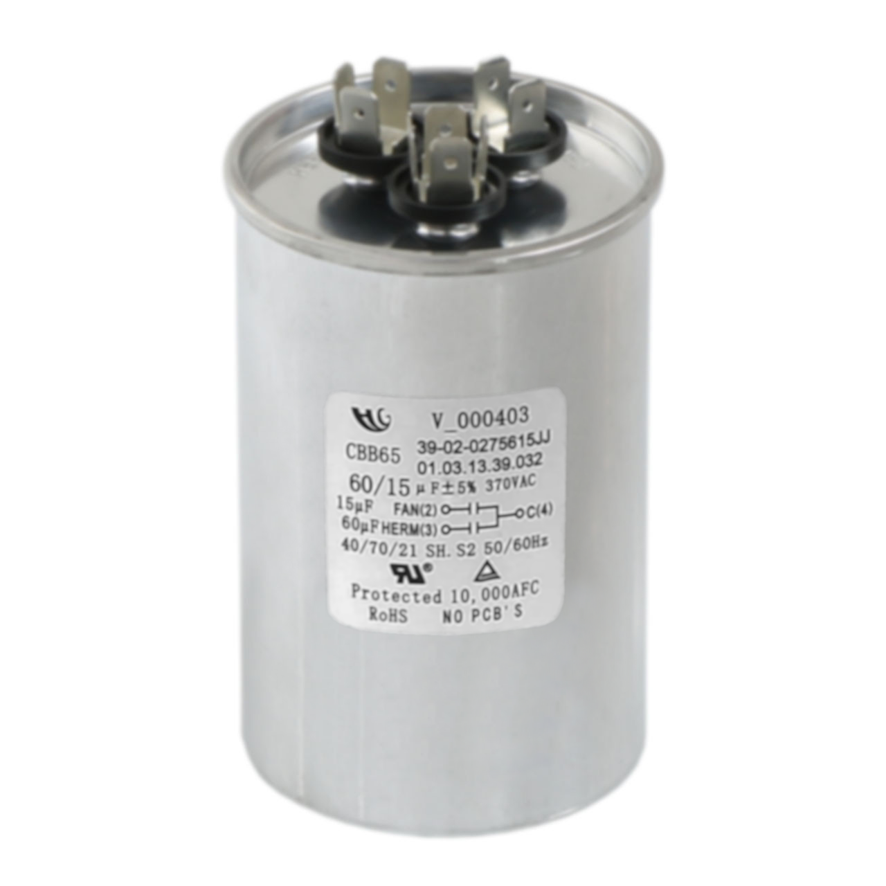 Coleman Mach 14995461 Air Conditioner Motor Capacitor 7.5 MFD