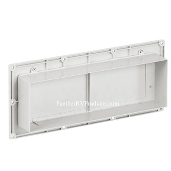 Ventline V2111-13 Exterior Wall Vent for RV Range Hood - Polar White