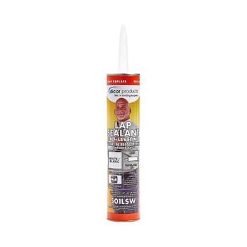 Dicor 501LSW RV Self-Leveling Rubber Roof Lap Sealant - White