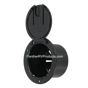 RV Designer B133 Cable Hatch -Black