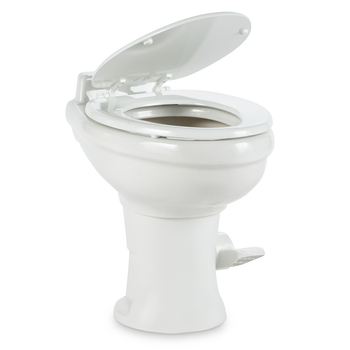 Dometic™ Sealand 320 RV Bathroom Toilet - Porcelain - Foot Flush - White