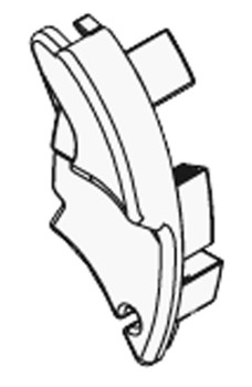 Fiamma 98655-319 F65S Left Lead Bar End Cap Polar