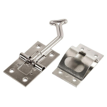 RV Designer E275 Entry Door Holder - Stainless Steel - 45 Degree