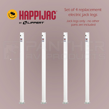 Happijac 4820 (736515) RV Electric Truck Camper Loading Jack - Leg Only - 4 Pack