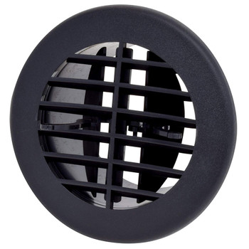 AP Products A10-3353VP Round Air & Heat Furnace Vent 4" - Black