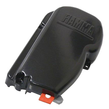 Fiamma® 98673H001 OEM F45s RV Awning L/H Outer End Cap - Black