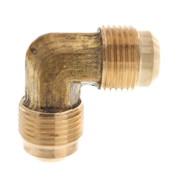 Anderson Metals Brass Tube Fitting, Short Forged Flare Nut, 1/4 Tube OD