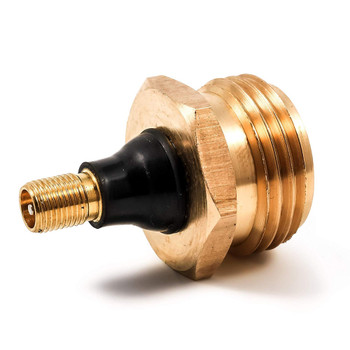 Camco 36153 RV Winterizing Brass Blow Out Plug w/ Shrader Valve